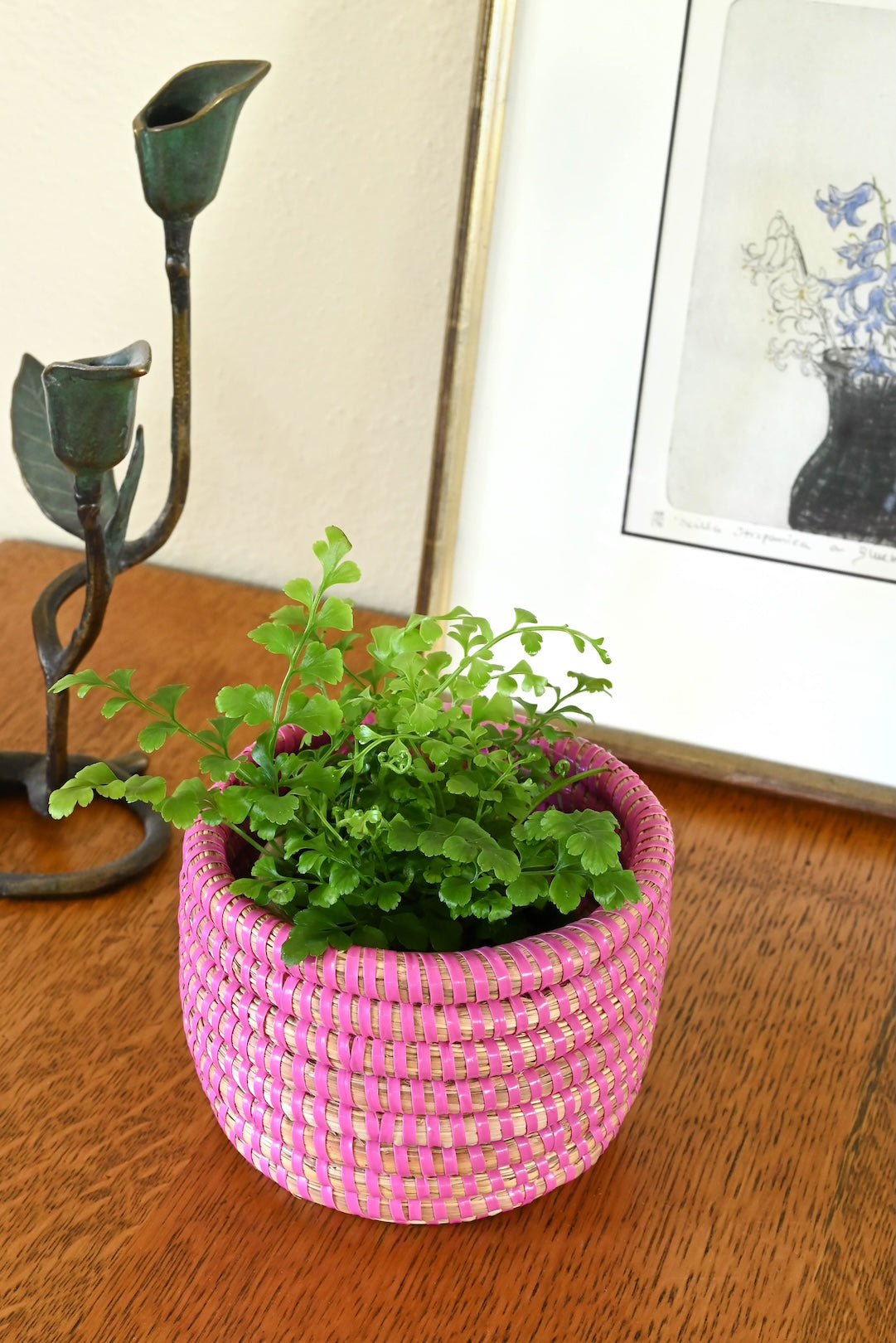 Pink Mini Flat Top Warming Basket