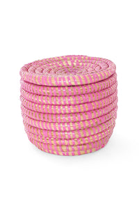 Pink Mini Flat Top Warming Basket