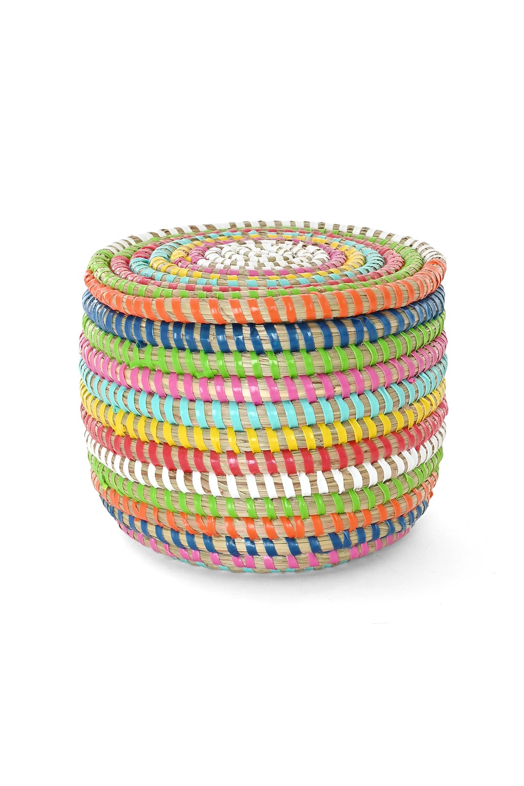 Rainbow Mini Flat Top Trinket Basket