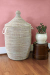 Slender Laurel Hamper Basket from Senegal