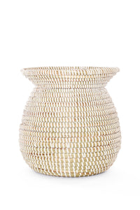 White Senegalese Kitchen Basket