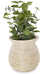 White Senegalese Kitchen Basket