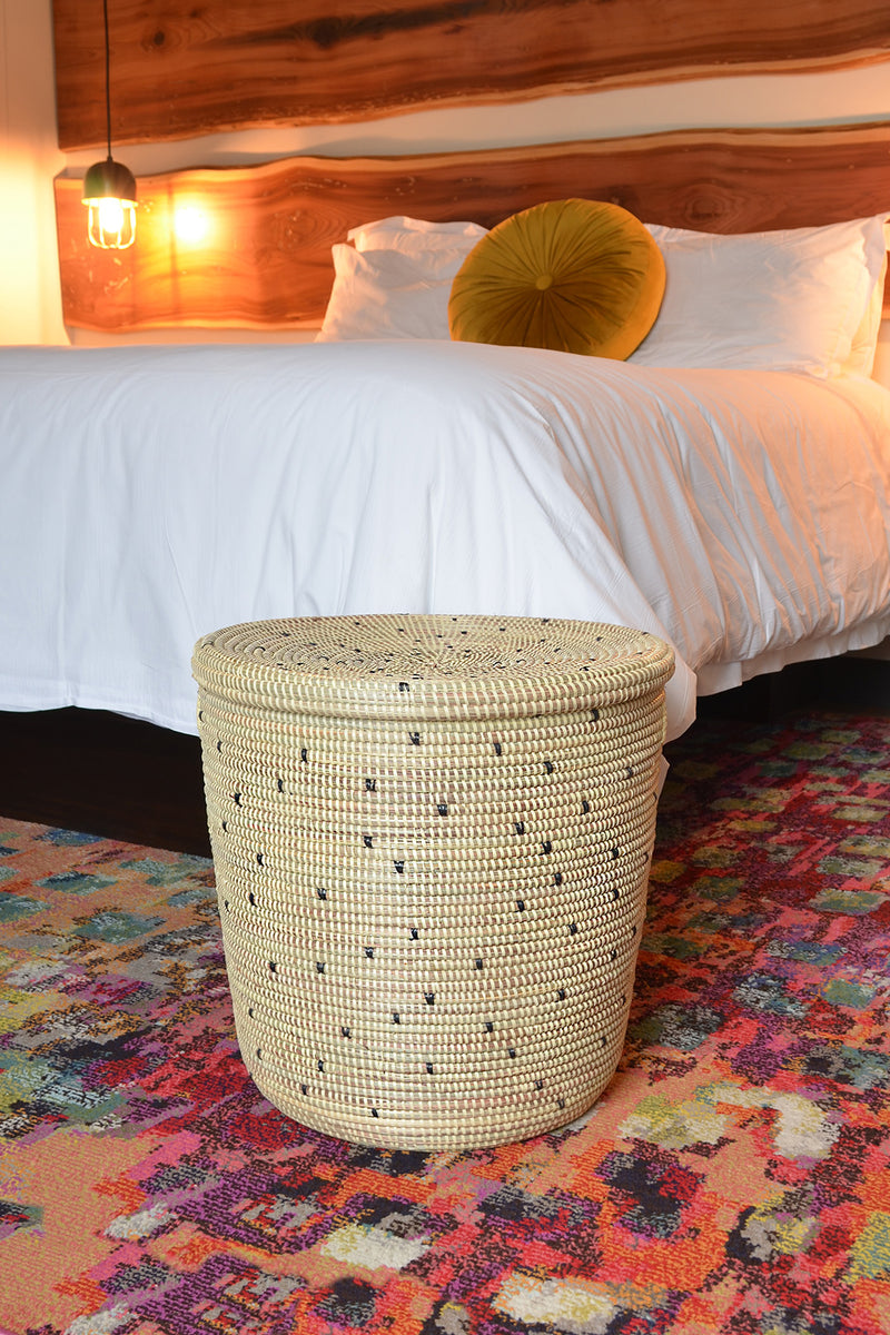 Cookies & Cream Flat Lid Storage Basket