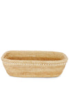 Ngurunit Nomadic Rectangle Storage Basket with White Beads