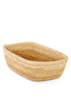 Ngurunit Nomadic Rectangle Storage Basket with White Beads