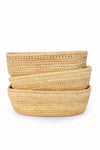 Ngurunit Nomadic Rectangle Storage Basket with White Beads