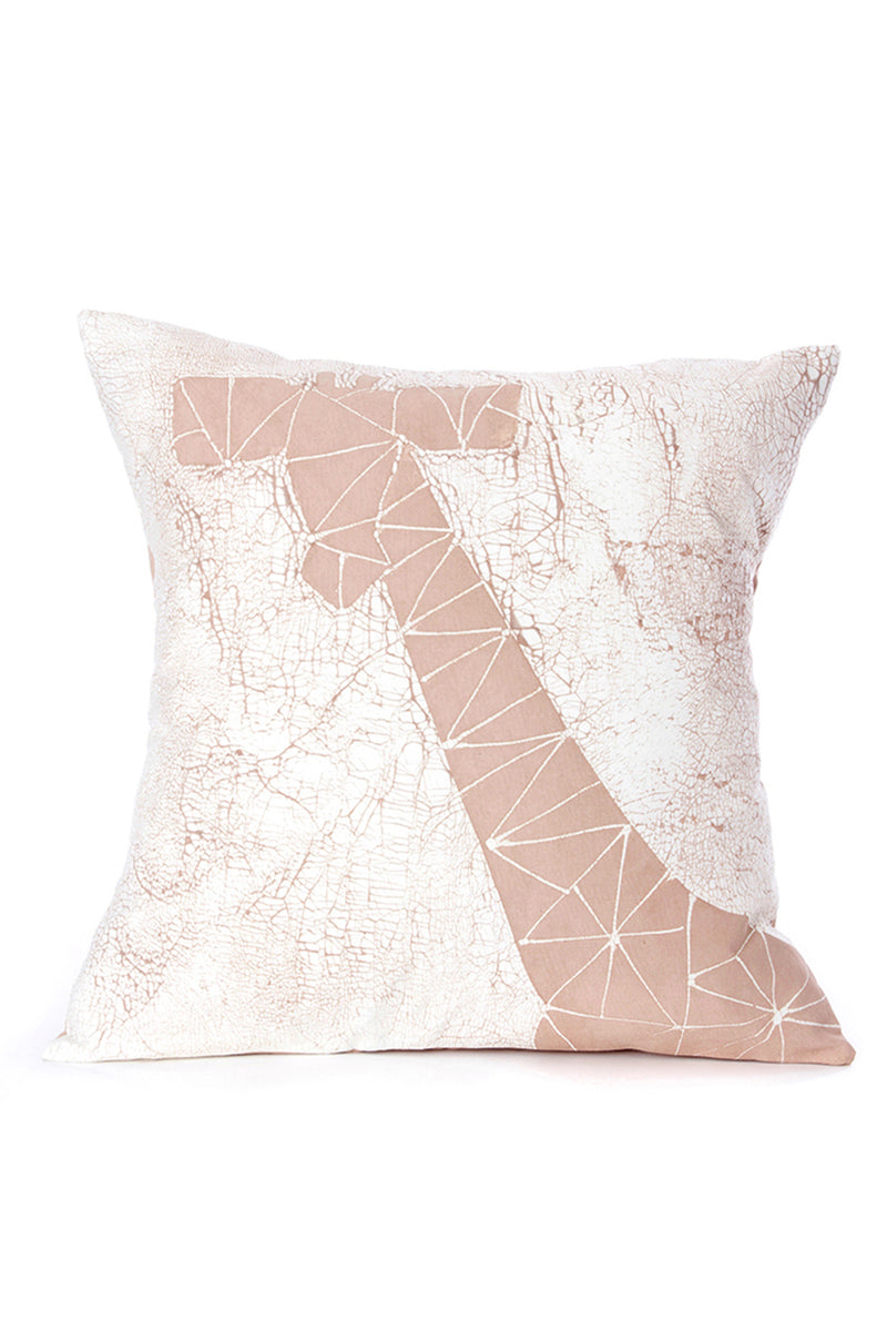 Hand Painted Pink Giraffe Dry Season Pillow Cover