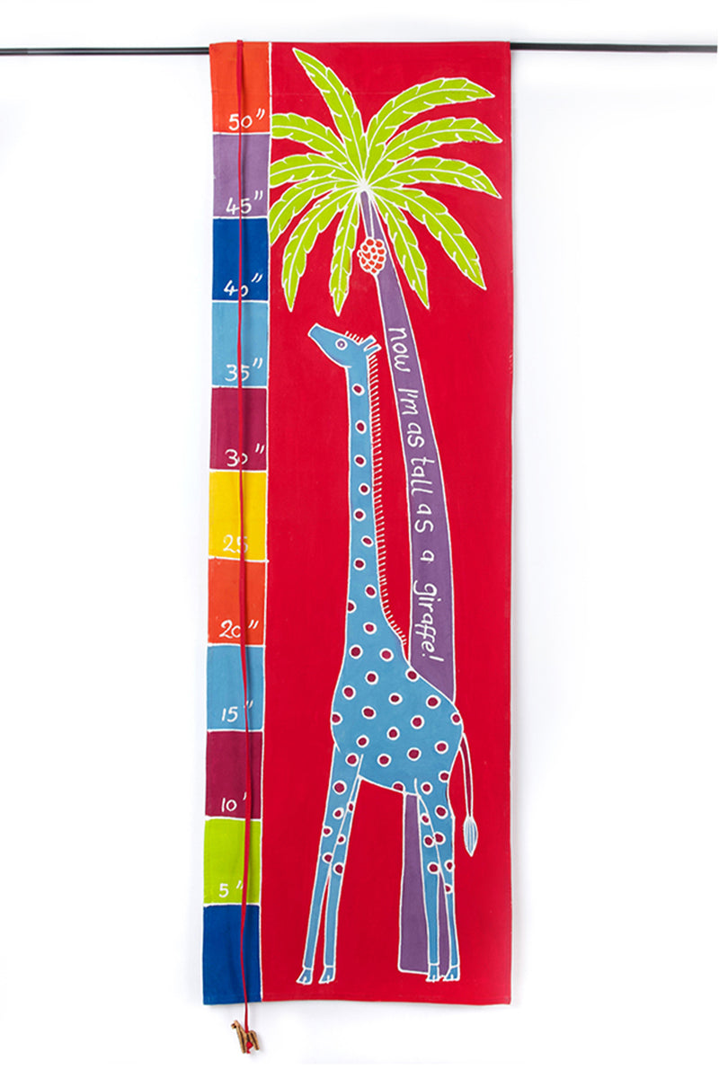 Safari Fun Giraffe Height Chart