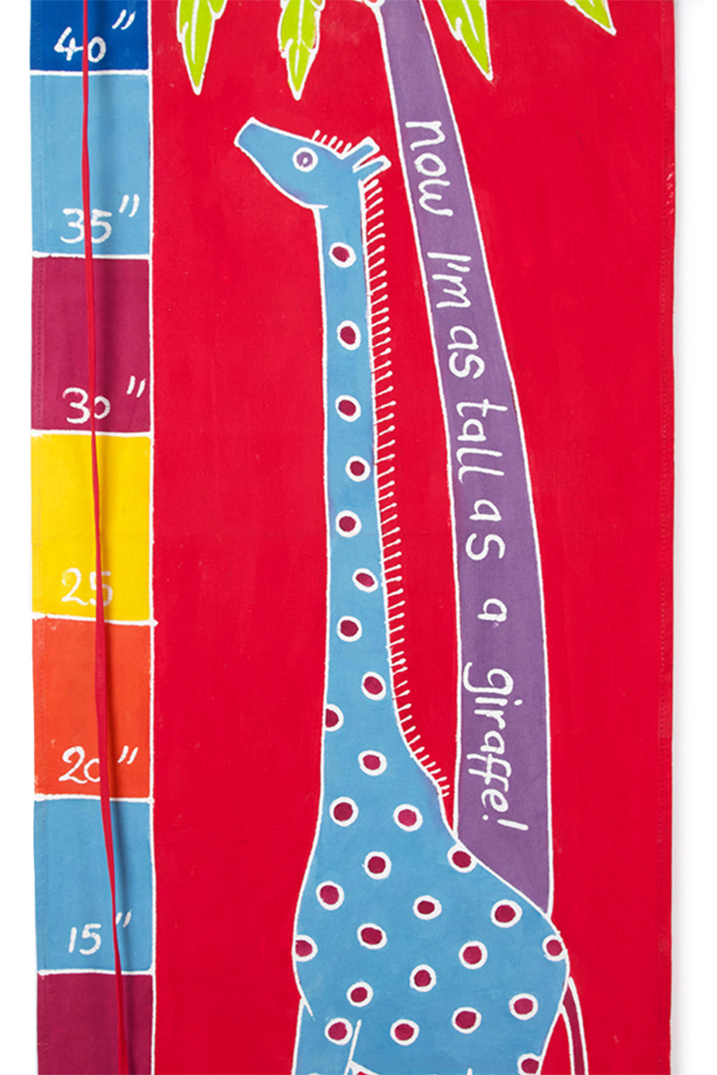 Safari Fun Giraffe Height Chart