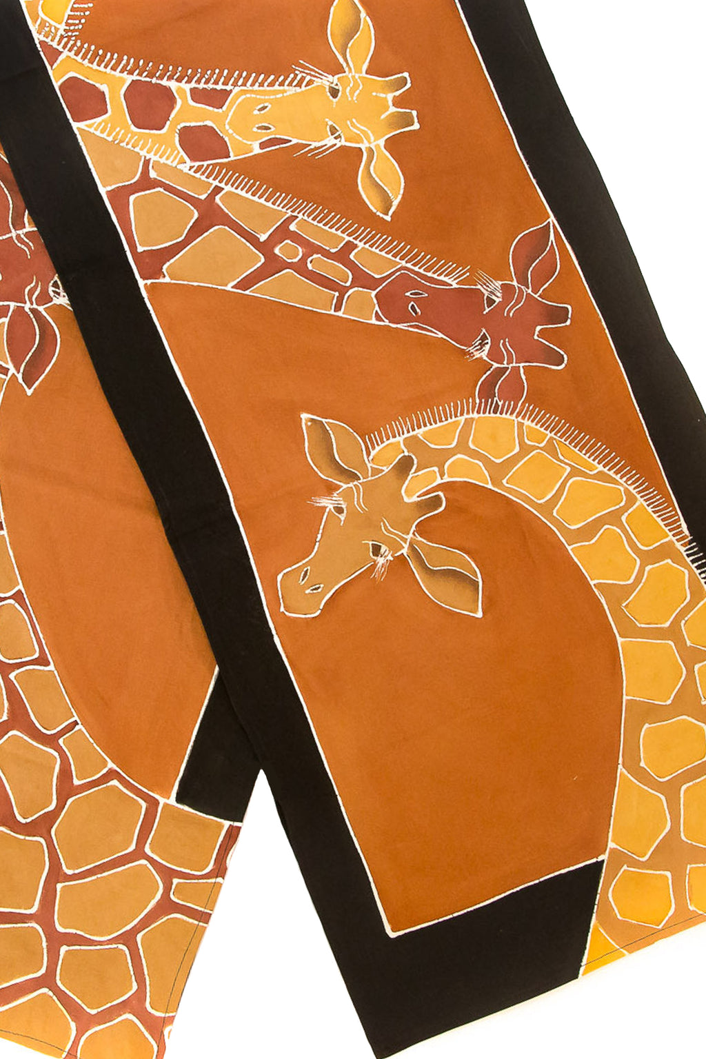 Hand Painted Animal Kingdom Giraffe Table Runner