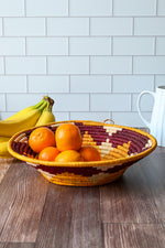 Ugandan Sweet Potato and Sorghum Raffia Coil Baskets