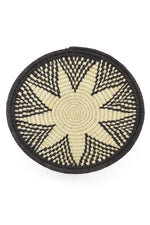 Assorted Medium Black & Natural Sisal Wall Baskets - Limited Edition