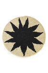 Assorted Medium Black & Natural Sisal Wall Baskets - Limited Edition