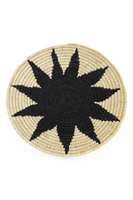Assorted Medium Black & Natural Sisal Wall Baskets - Limited Edition