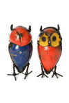 Small Recycled Colorful Metal Owl