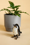Itty Bitty Recycled Metal Penguin Sculpture