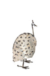 Medium Recycled Metal Guinea Fowl Bird from Zimbabwe
