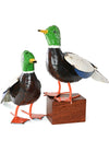 Recycled Metal Mallard Duck Sculpture