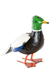 Recycled Metal Mallard Duck Sculpture