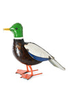 Recycled Metal Mallard Duck Sculpture