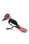 Wall-Hanging Recycled Metal Woodpecker