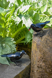 Recycled Metal Crow Sculpture