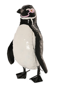 Recycled Metal African Black-Footed Penguin