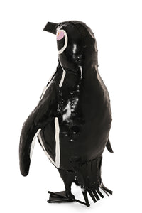 Recycled Metal African Black-Footed Penguin
