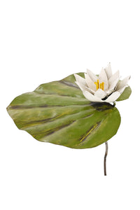 Recycled Metal Lily Pad Garden Sculpture