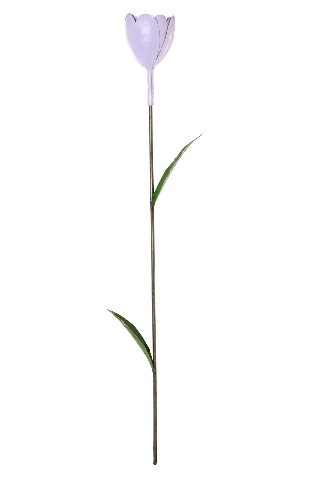 Purple Metal Tulip Garden Stake