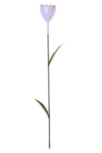 Purple Metal Tulip Garden Stake