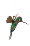 Recycled Metal Hummingbird Hanging Sculpture