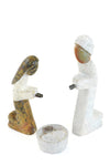 Zimbabwean Serpentine Stone 8-Piece Nativity Scene