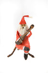 Strumming Santa Claus Holiday Ornament