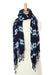 Soft Indigo Shawl from Burkina Faso