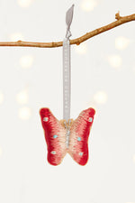 MADE51 Vibrant Butterfly Ornament,  Crafted by Syrian refugees living in Lebanon