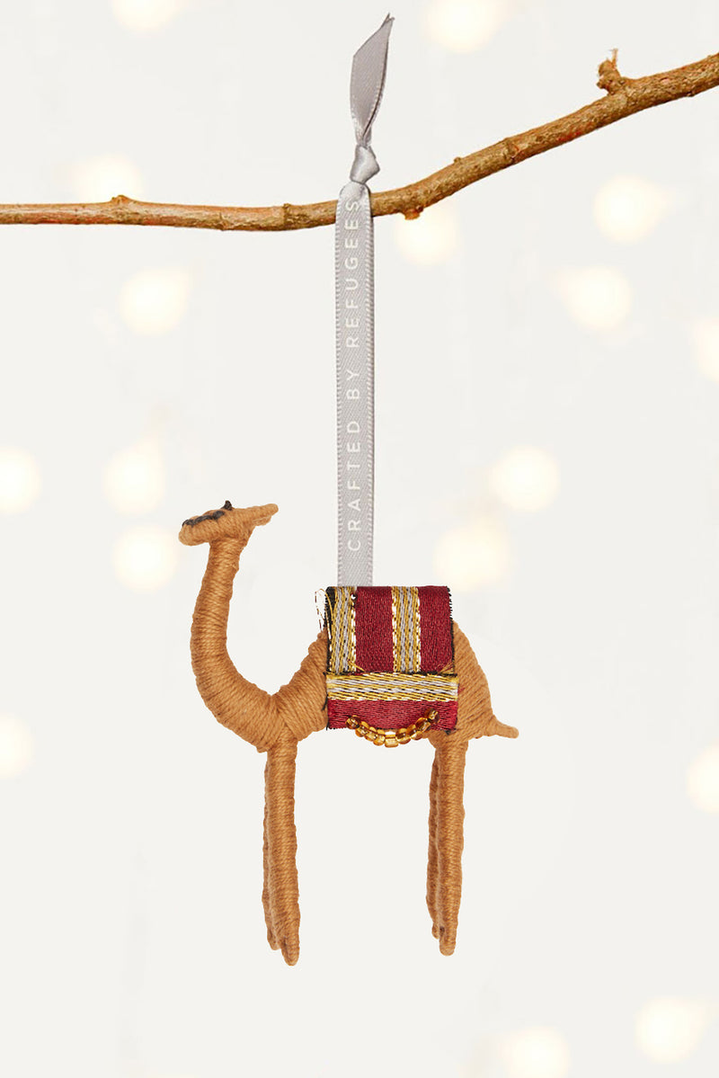 MADE51 Proud Camel Ornament, Crafted by Syrian refugee women living in Jordan