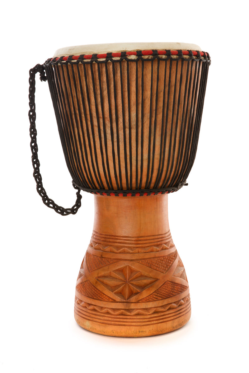 Extra-Large Ghanaian Djembe Hand Drum