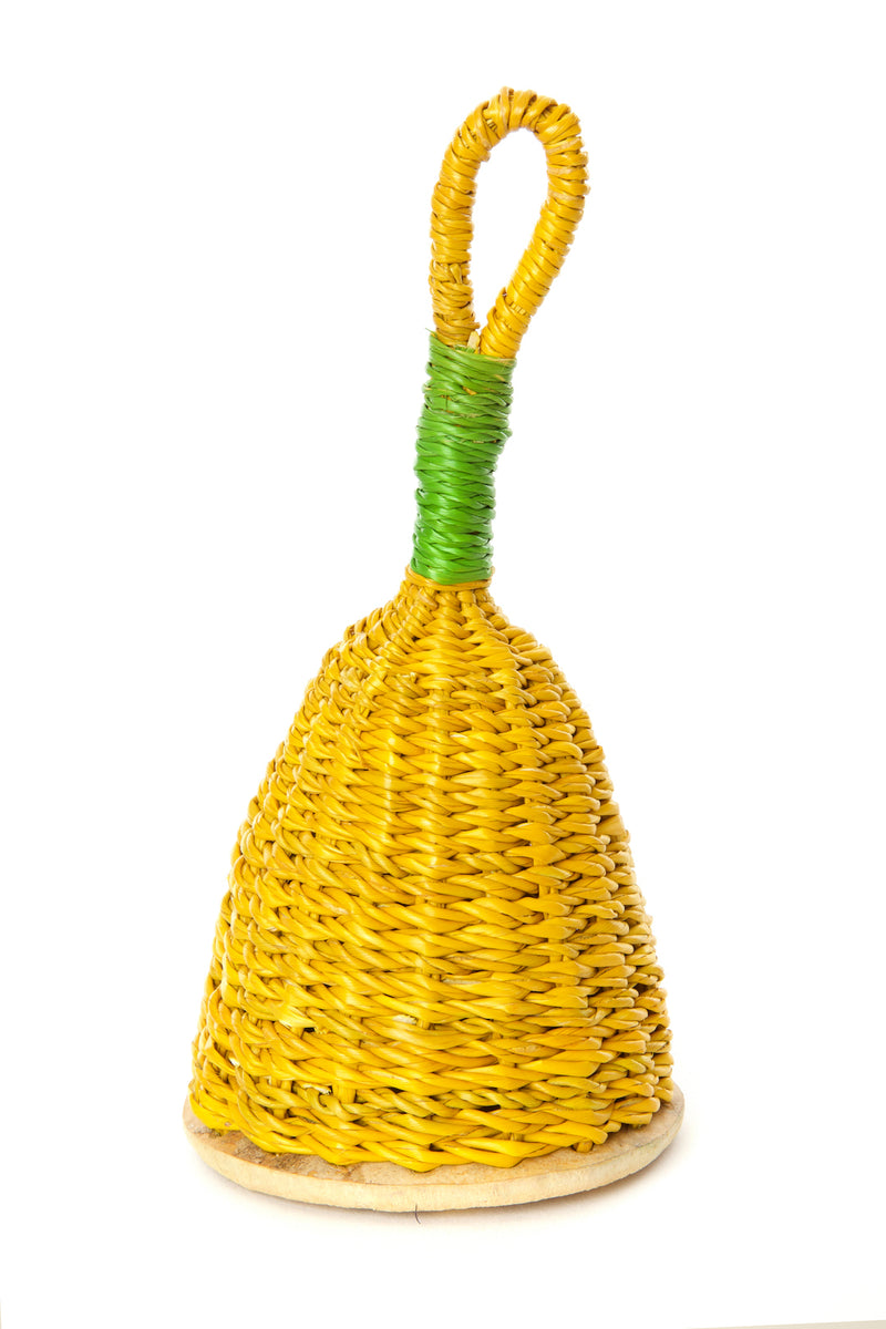 Sunny Yellow Elephant Grass Rattle