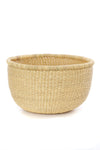 Round Bolga Storage Basket - Natural