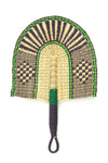 Deep Sea Elephant Grass African Hand Fan