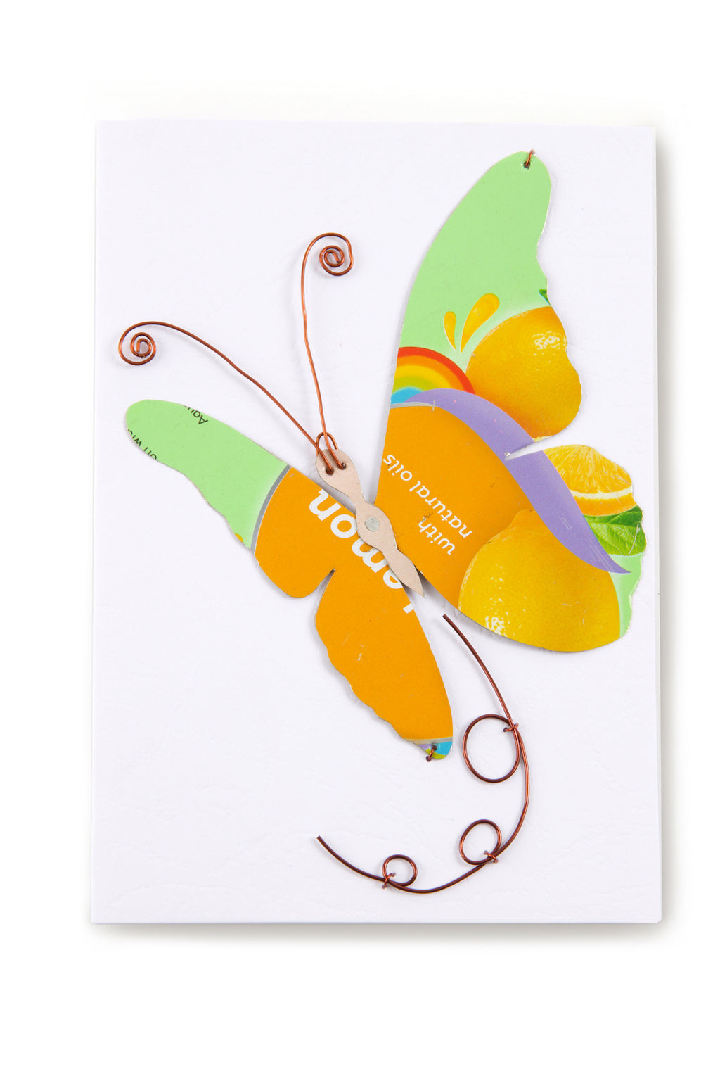 Butterfly Recycled Note Card
