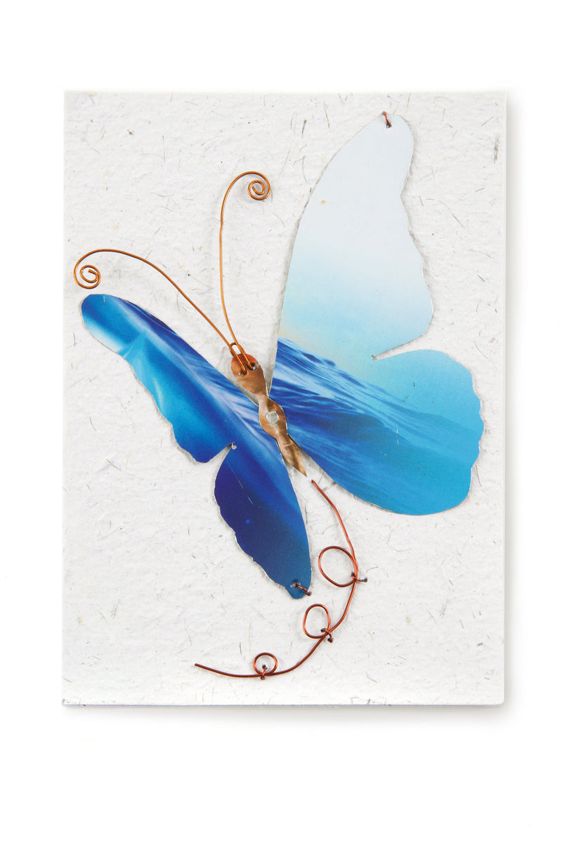 Butterfly Recycled Note Card