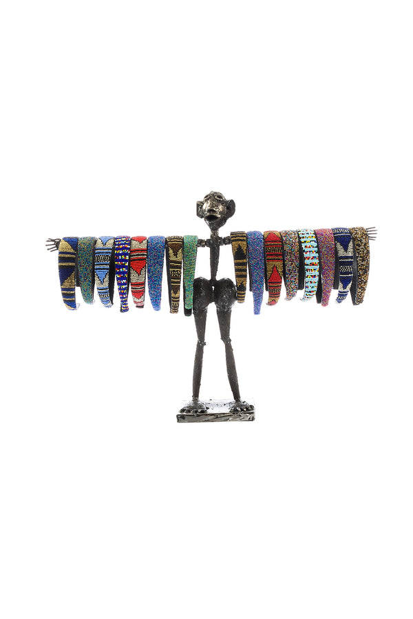 Kenyan Metal Mama Jewelry Displays