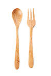 Wild Olive Wood Fork & Spoon Set