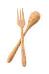 Wild Olive Wood Fork & Spoon Set