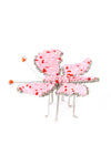 Pink Beaded Butterfly Sculpture