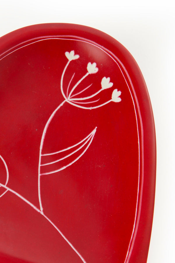 Ammi Flower Heart-Shaped Soapstone Dish - Valentine's Day Gifts
