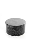 Black Deco Dot Soapstone Desktop Box