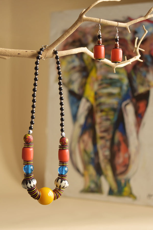 Modern Remix Trade Bead Necklace